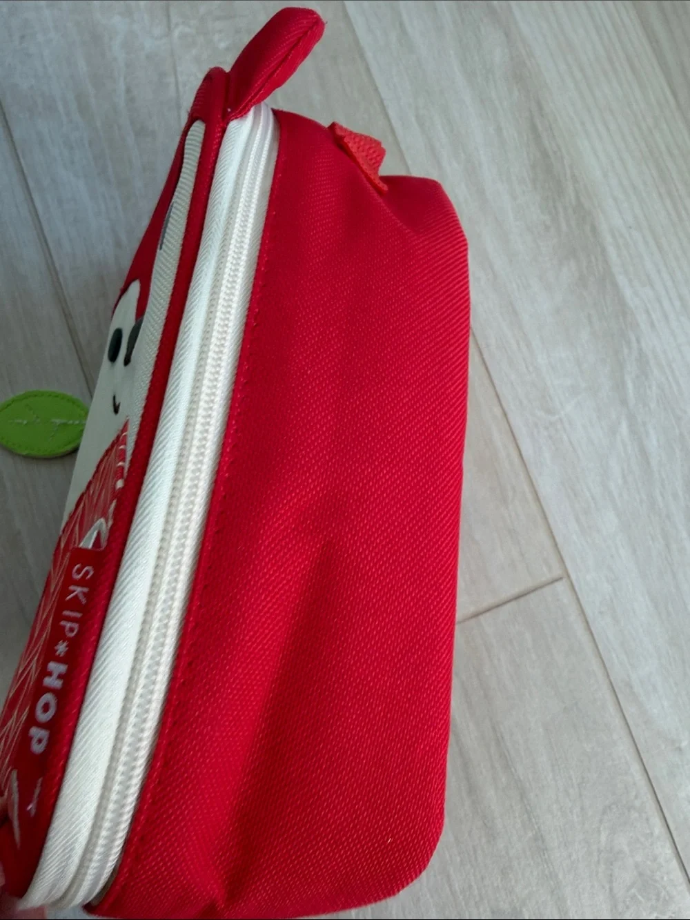 Skip Hop Red and Cream Insulated Fox Lunch Tote/Bag for Kids